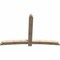 Ekena Millwork Bellingham Rough Sawn Timber Gable Bracket, Douglas Fir, 96"W x 64"H x 4"D x 6"F, 16/12 Pitch GBW096X64X0406BEL00RDF - alternate 5